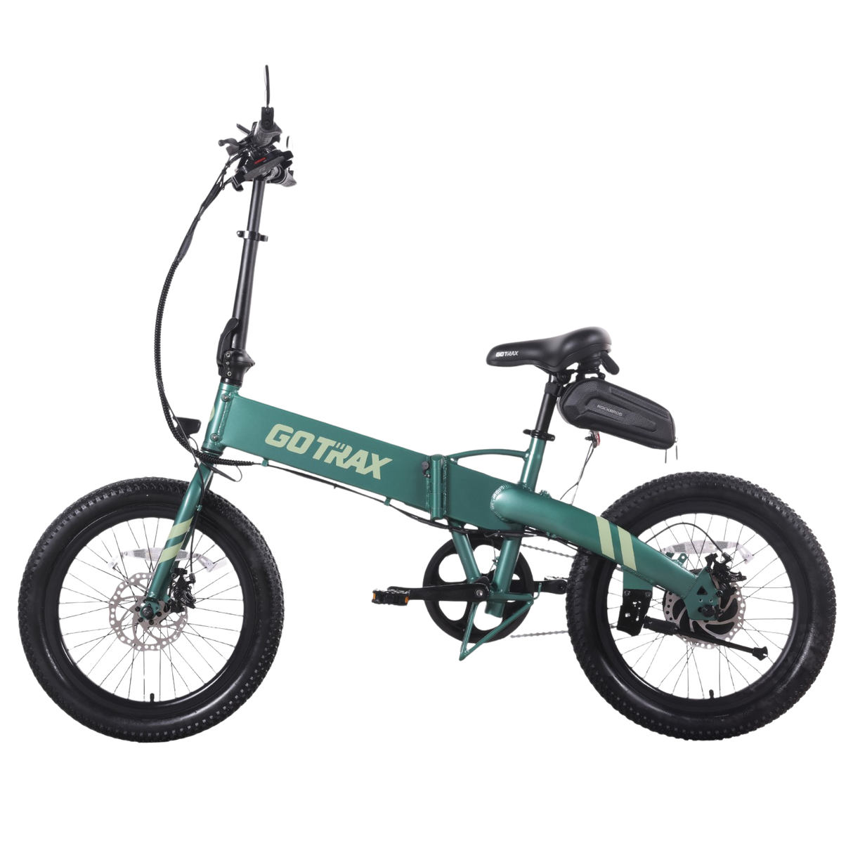 GOTRAX F1 V2 Folding Electric Bike with 48V 10.4Ah High Performance Battery