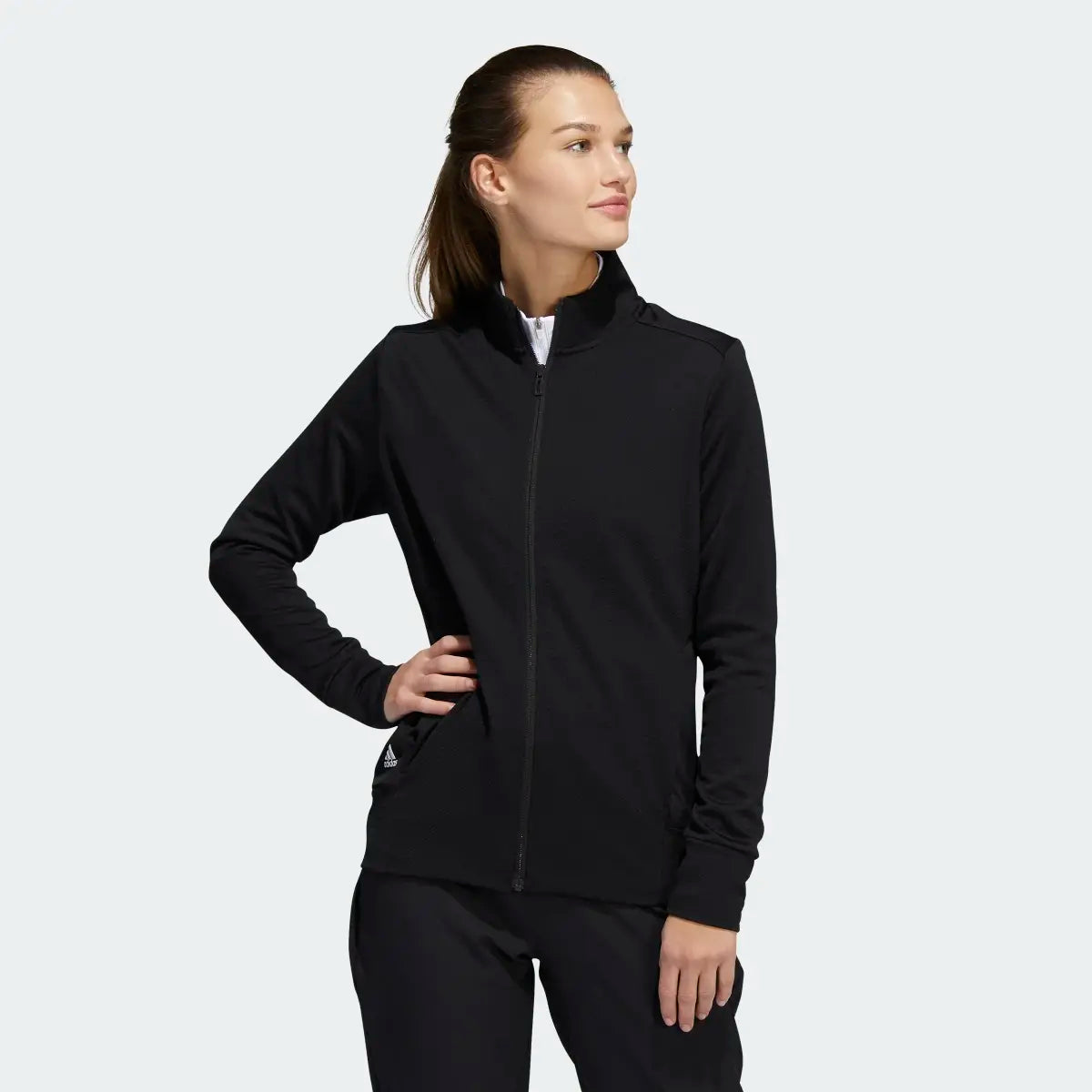 Adidas Veste Texturée Full Zip Femme Golf Pour Performance Et Confort