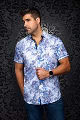 CHEMISE AU NOIR OSLIN MANCHES COURTES