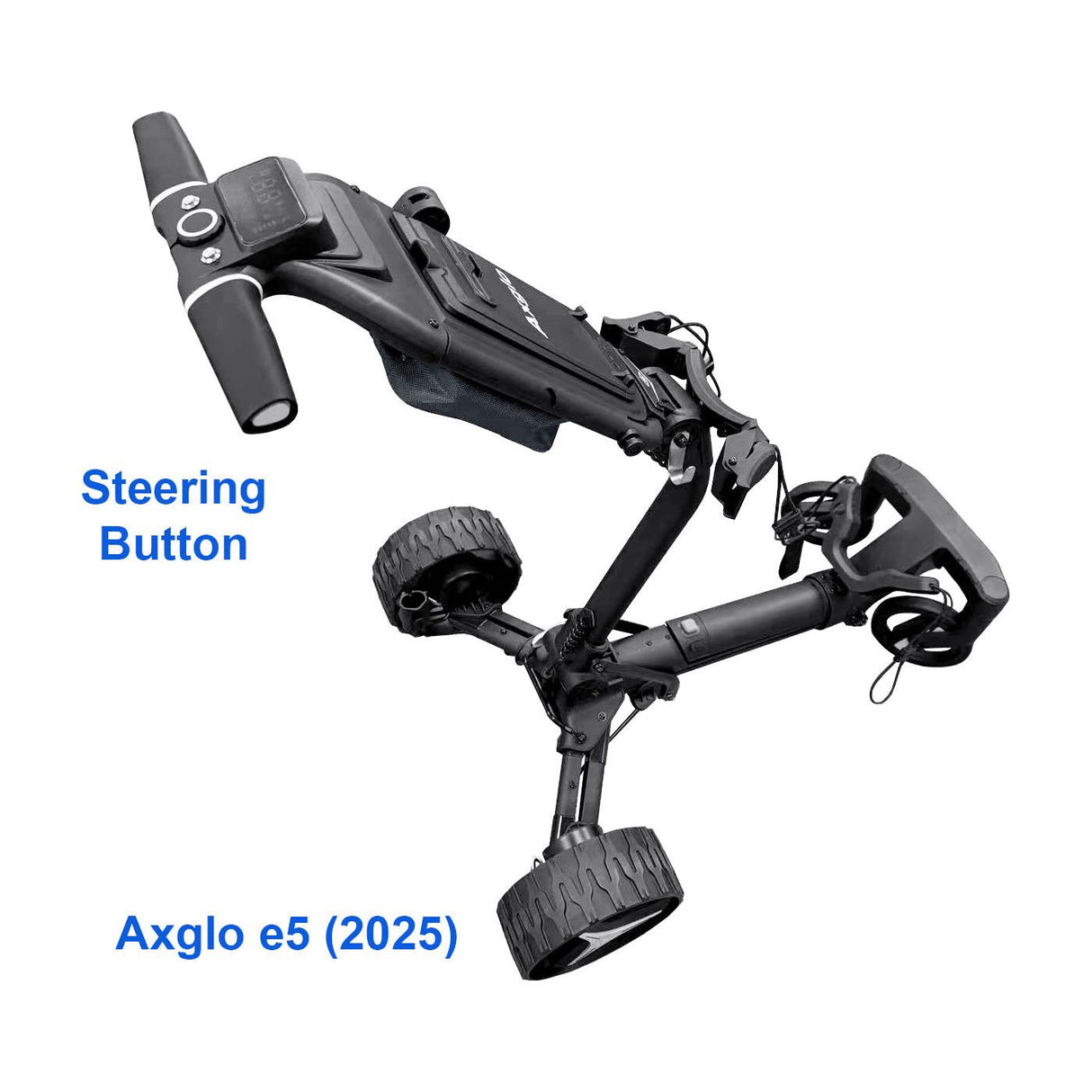 AXGLO E5 ELECTRIC TROLLEY 2026 FOLLOW ME + REMOTE GREY