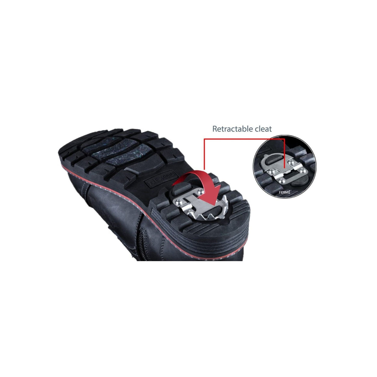 NEXGRIP Botte Ice Victor Avec Crampons Intégrés Performance Froid