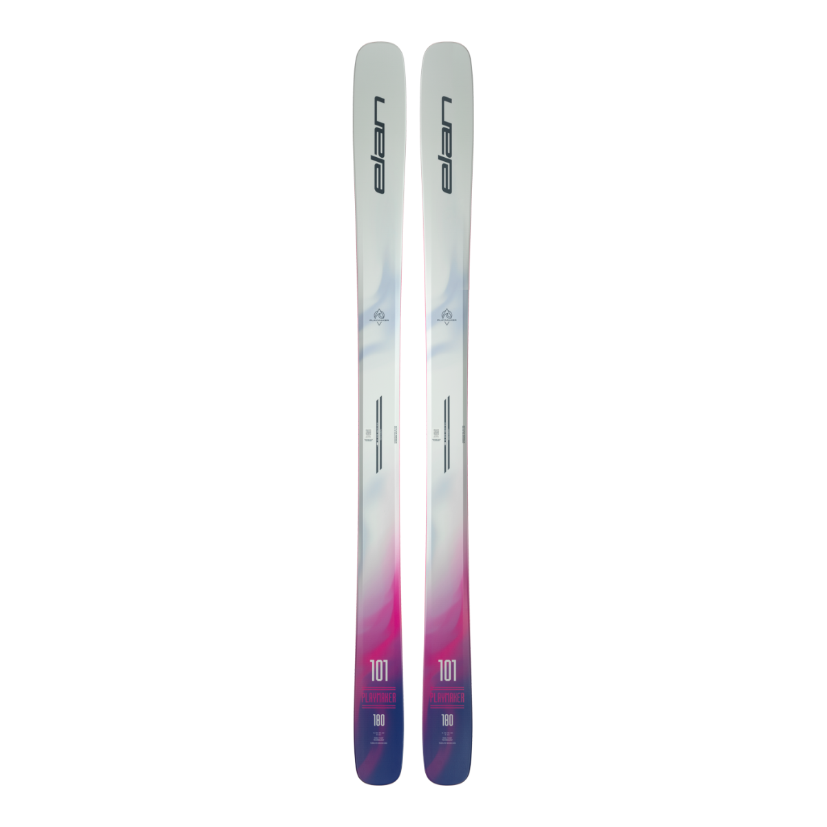 Elan Playmaker 101 Flat Performance Ski: Power and Maneuverability