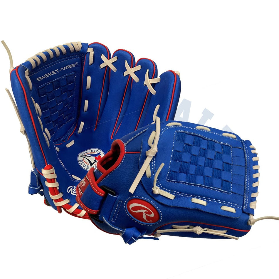 RAWLINGS "SURE CATCH" YOUTH SERIES BASEBALL GLOVE YOUTH TORONTO BLUE JAYS 12''