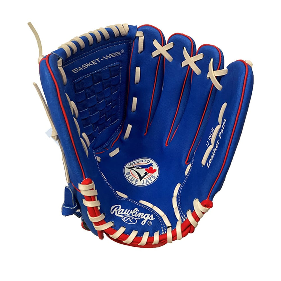 RAWLINGS "SURE CATCH" YOUTH SERIES BASEBALL GLOVE YOUTH TORONTO BLUE JAYS 12''