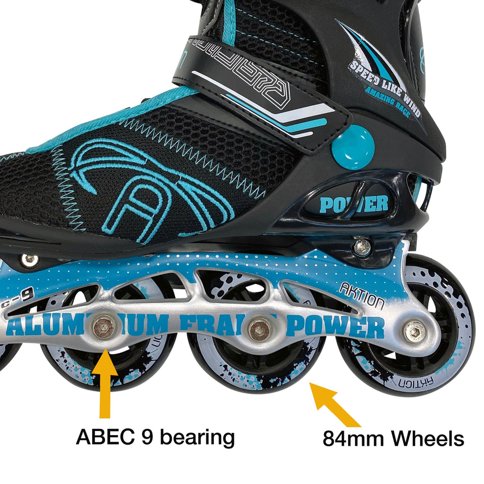 PATINS A ROUES ALIGNÉES AKTION AK148 84MM FEMME