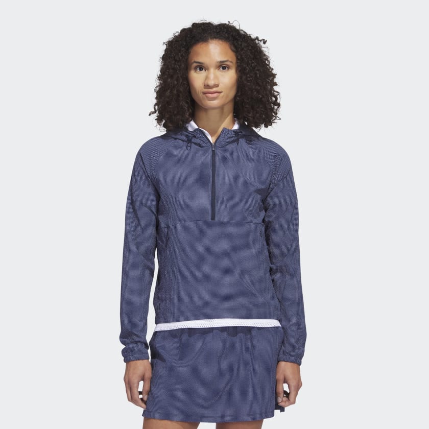 Adidas Seersucker Sweat Capuche Golf Léger Élégant Et Performant