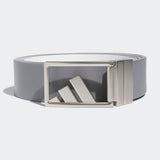 Adidas Tour Trophy Synthetic Leather Belt Silver Buckle 3 Bar