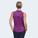 Adidas Ultimate 365 Polo Sans Manches Imprimé Pour Femme Élégant