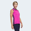 Adidas Ultimate 365 Sleeveless Printed Polo For Elegant Women