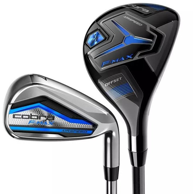 ENSEMBLE FERS COBRA F MAX ACIER COMBO 4H 5H 6 PW DROITIER