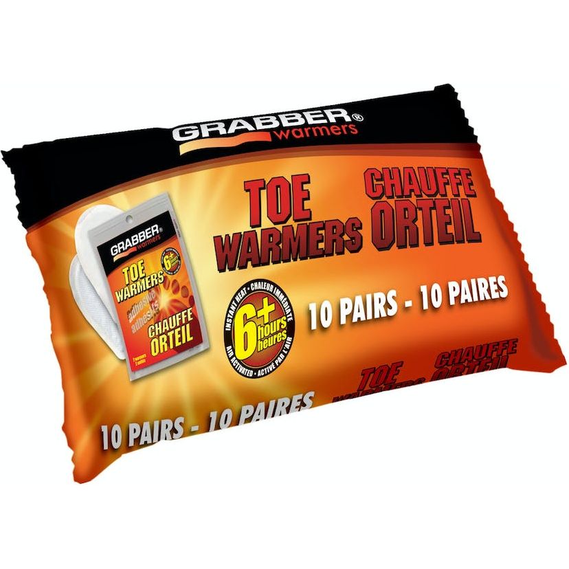 Grabber Chauffe Orteils Pack 10 Sans Pile