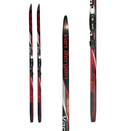Van Bergen Cross-Country Ski With Skin Without Waxing Rottafella NNN Bindings