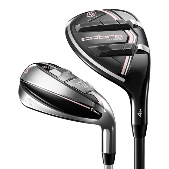 ENSEMBLE FERS COBRA T-RAIL HYBRIDE-IRON GRAPHITE FEMME 5-PW,S